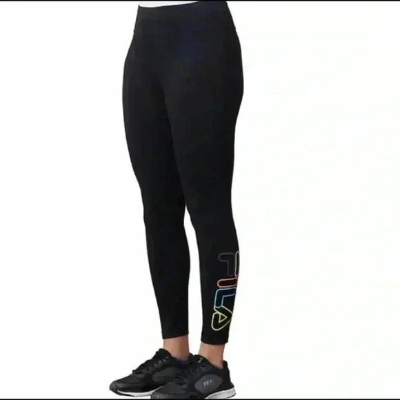🆕Fila High Waist Leggings Black XS🆕 - Picture 1 of 7